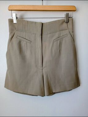 IRO High-Waist Tailored Shorts Size 36